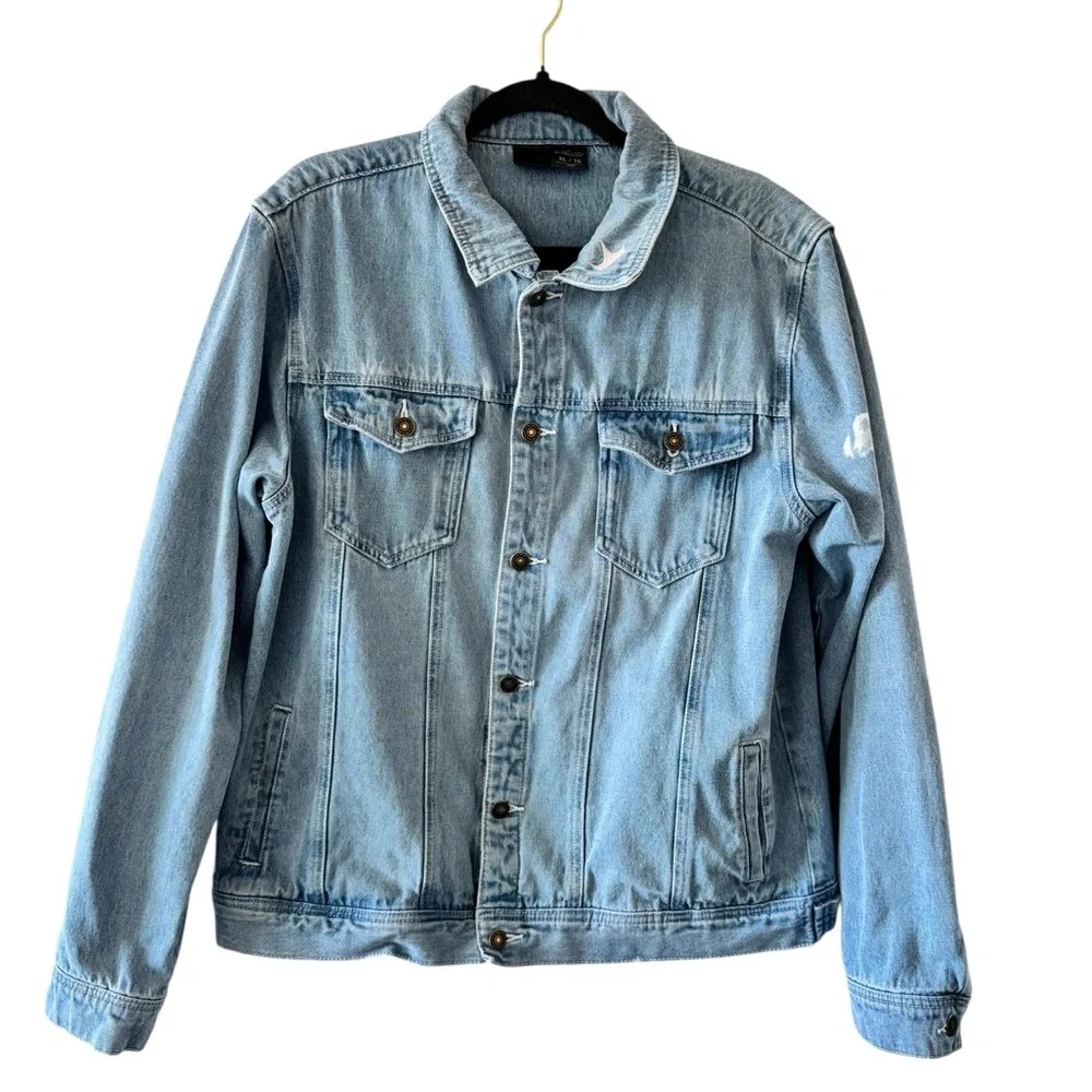 Vintage 90’s  Disney Royalty Denim Jacket with Princess Design size XL - Picture 13 of 15